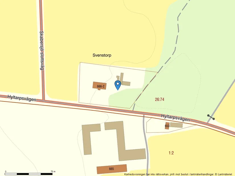 Villa, Hyltarpsvägen 666-2, Svedala