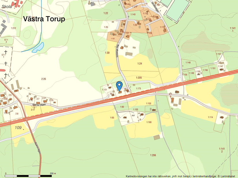 Villa, Vinbergs väg 3, Västra Torup, Hässleholm