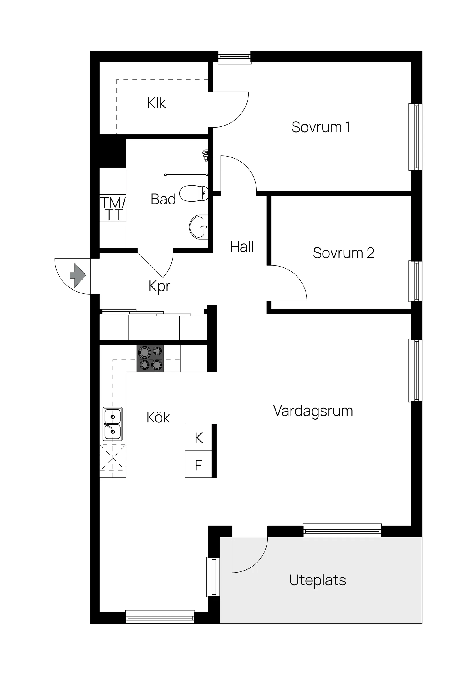 Bostadsrätt, Kuttervägen 8, Näsbypark, Täby