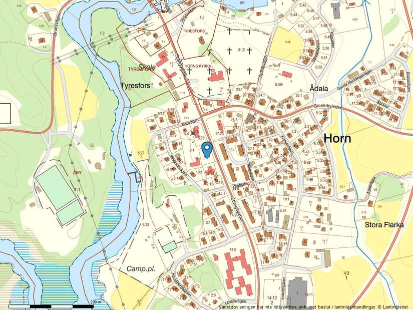 Villa, Stångågatan 23, Horn, Kinda