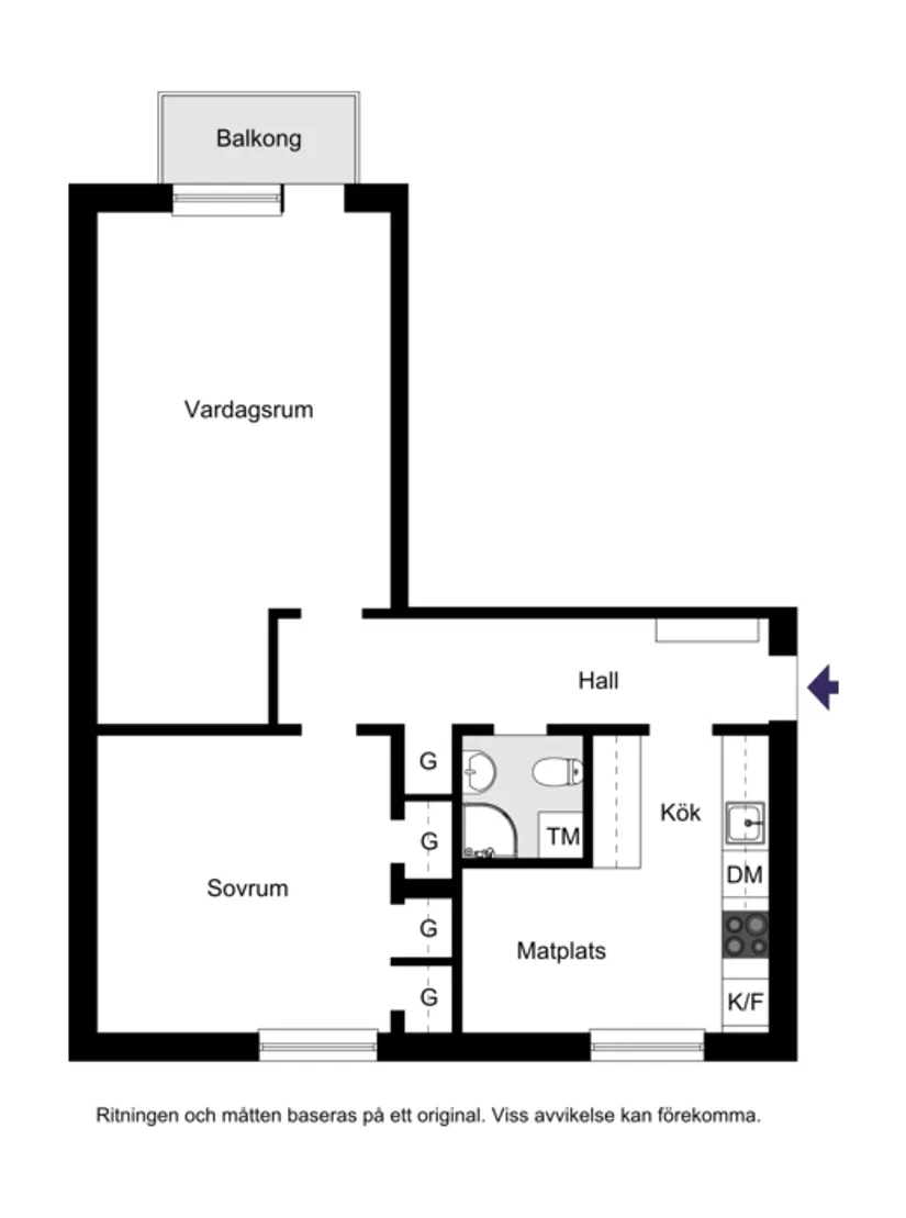 Bostadsrätt, Hällbygatan 32A, Luthagen / Stabby, Uppsala