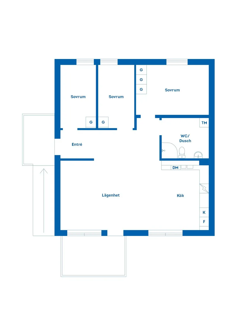 Bostadsrätt, Fartygsvägen 1B, Sjölyckan, Mariestad