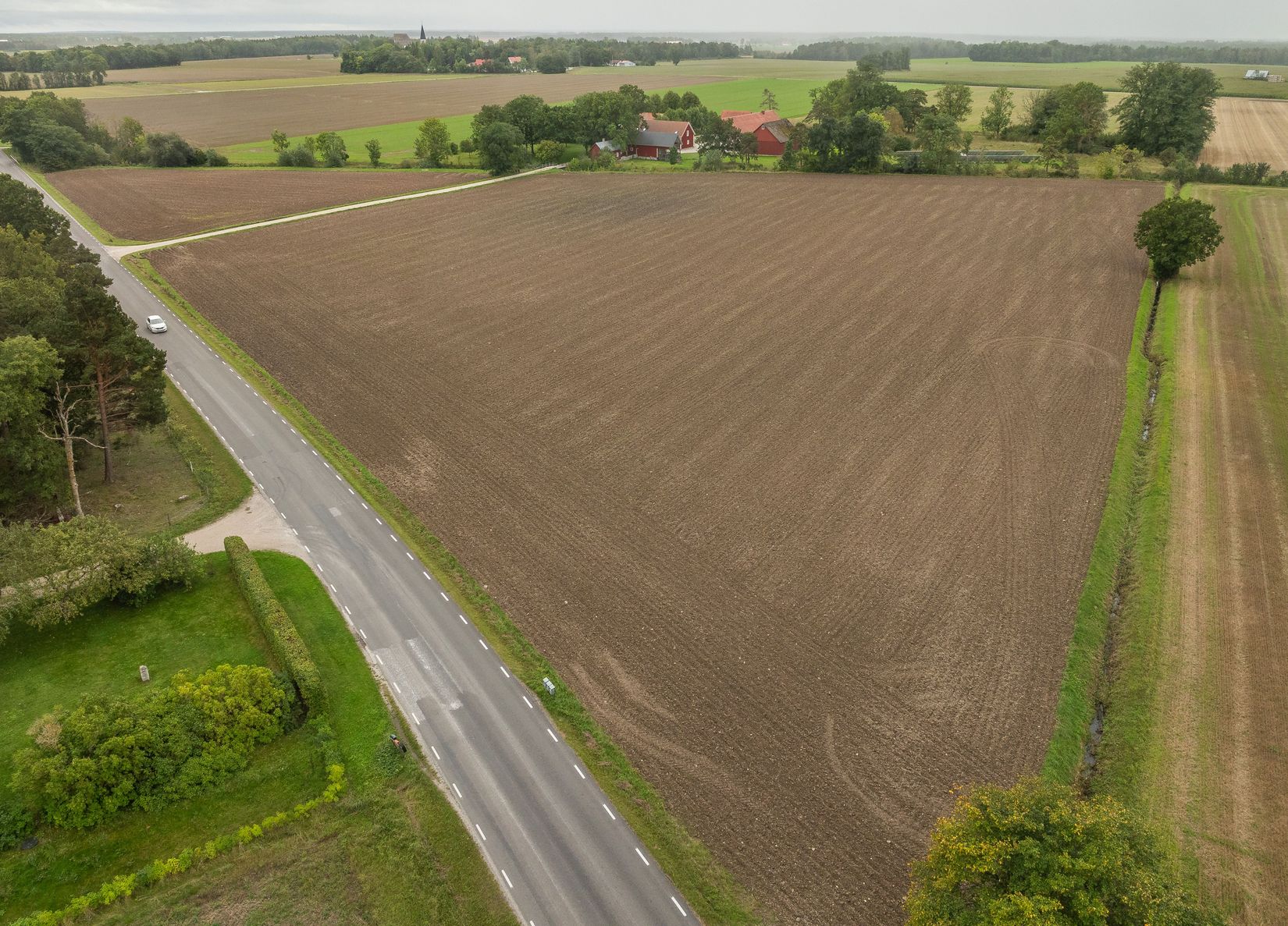 Gård/Skog, Tre skiften bra åkermark , Mellersta Gotland, Gotland