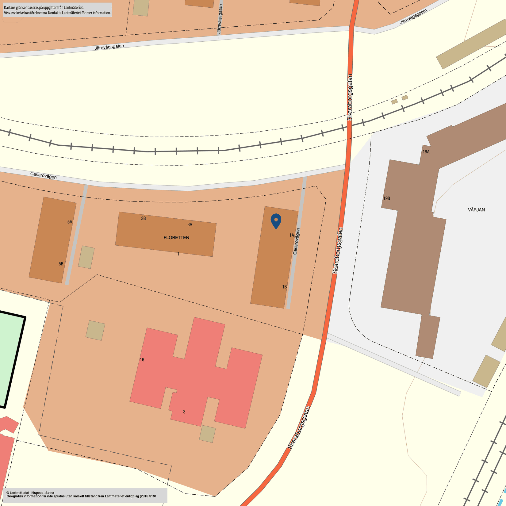 Bostadsrätt, Carlsrovägen 1A, Vasastan, Skövde