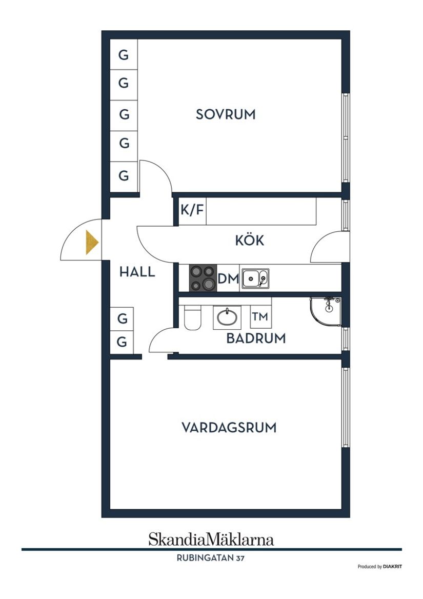 Bostadsrätt, Rubingatan 37, Tynnered, Göteborg