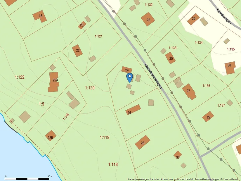 Fritidshus, Västerhamnsvägen 24, Ljusterö, Österåker