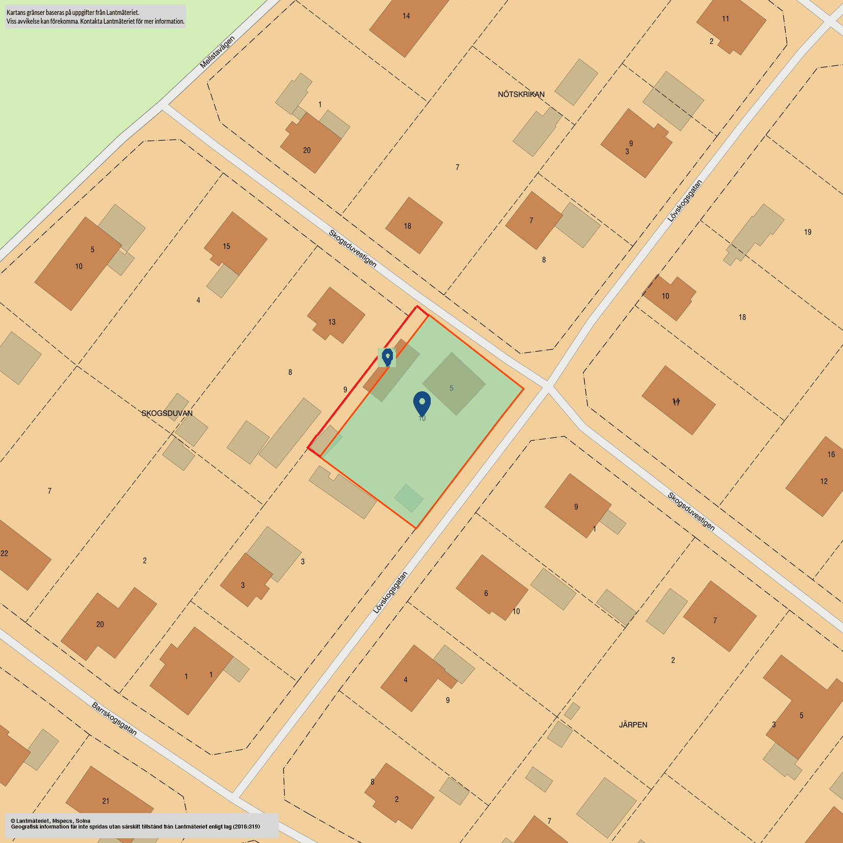 Villa, Lövskogsgatan 5, Mellsta, Borlänge