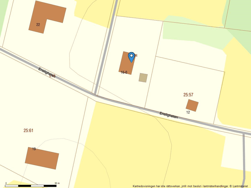 Villa, Ensligheten 16-0, Snårestad, Ystad