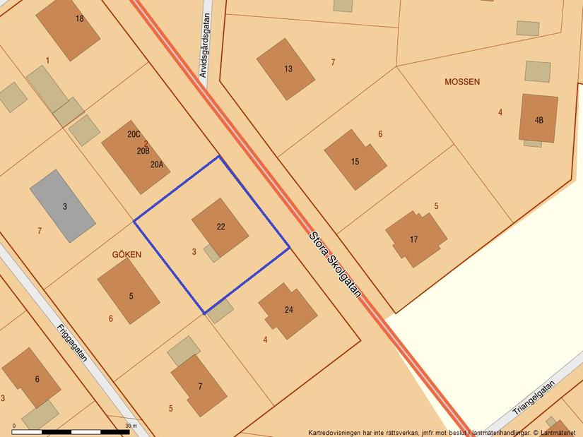 Villa, Stora Skolgatan 22, Herrljunga centralt, Herrljunga