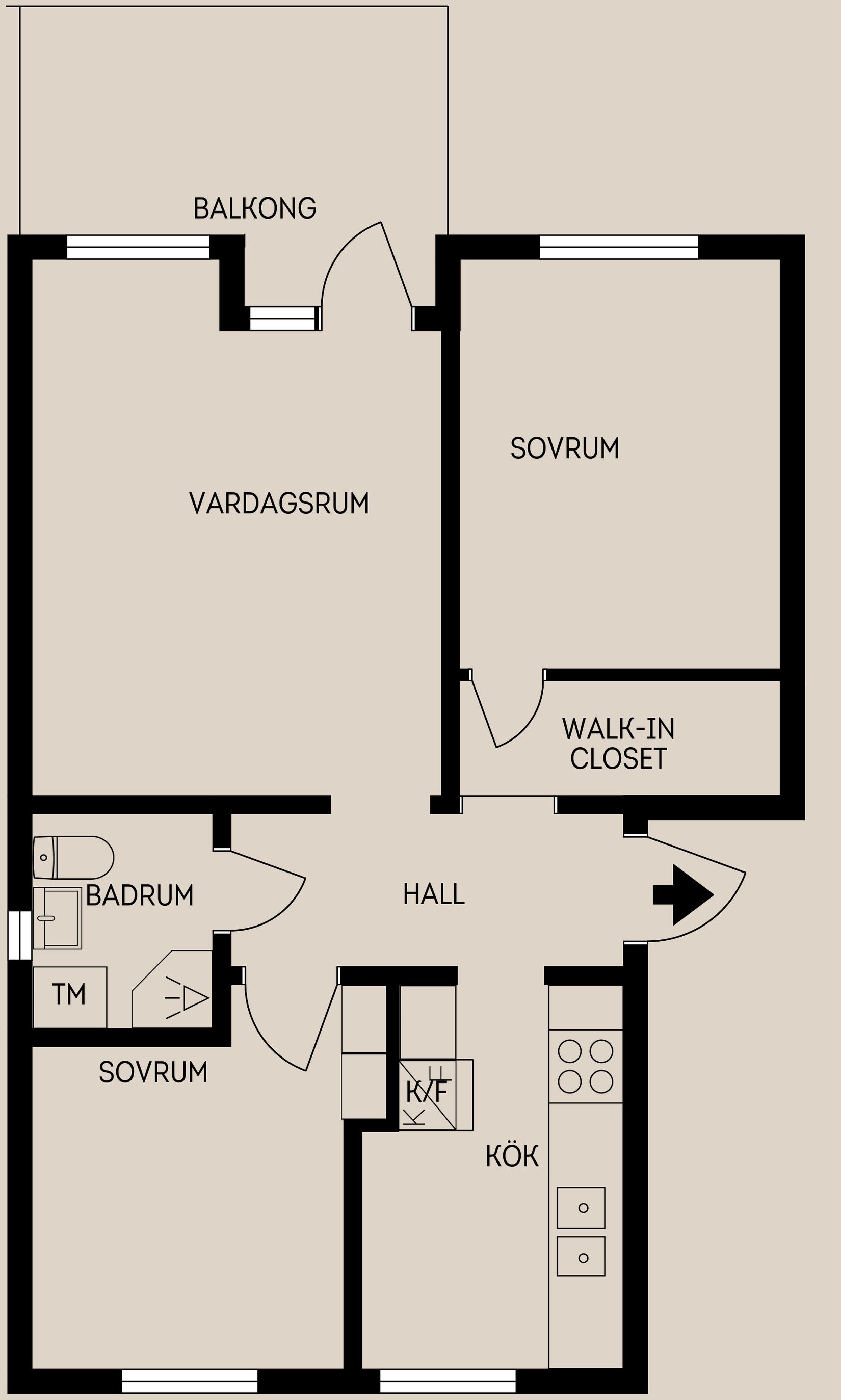 Bostadsrätt, Hantverkarbacken 10D, Hantverkarbacken, Sandviken