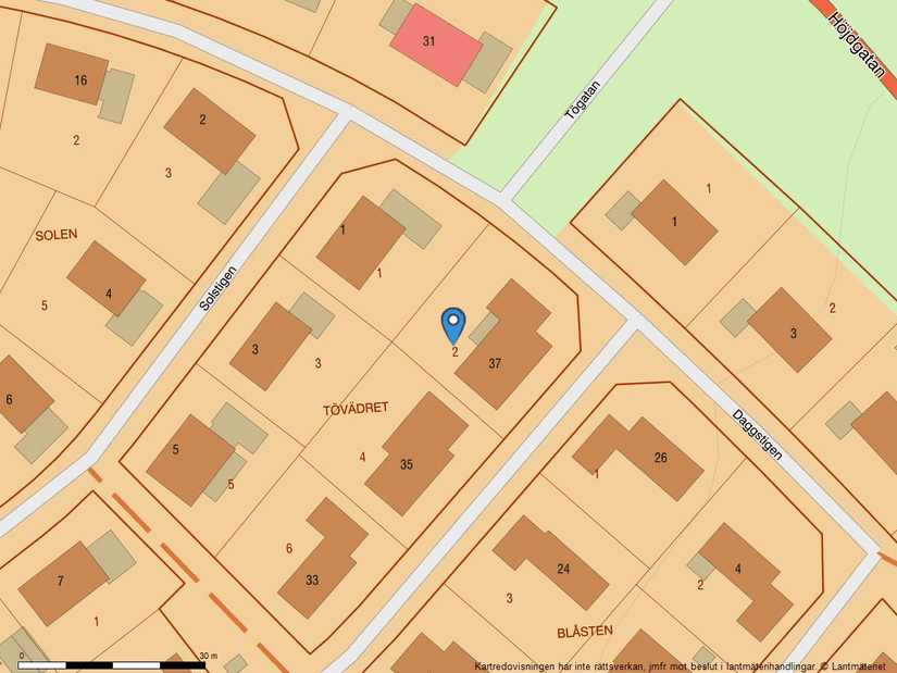 Villa, Daggstigen 37, Moröbacke, Skellefteå