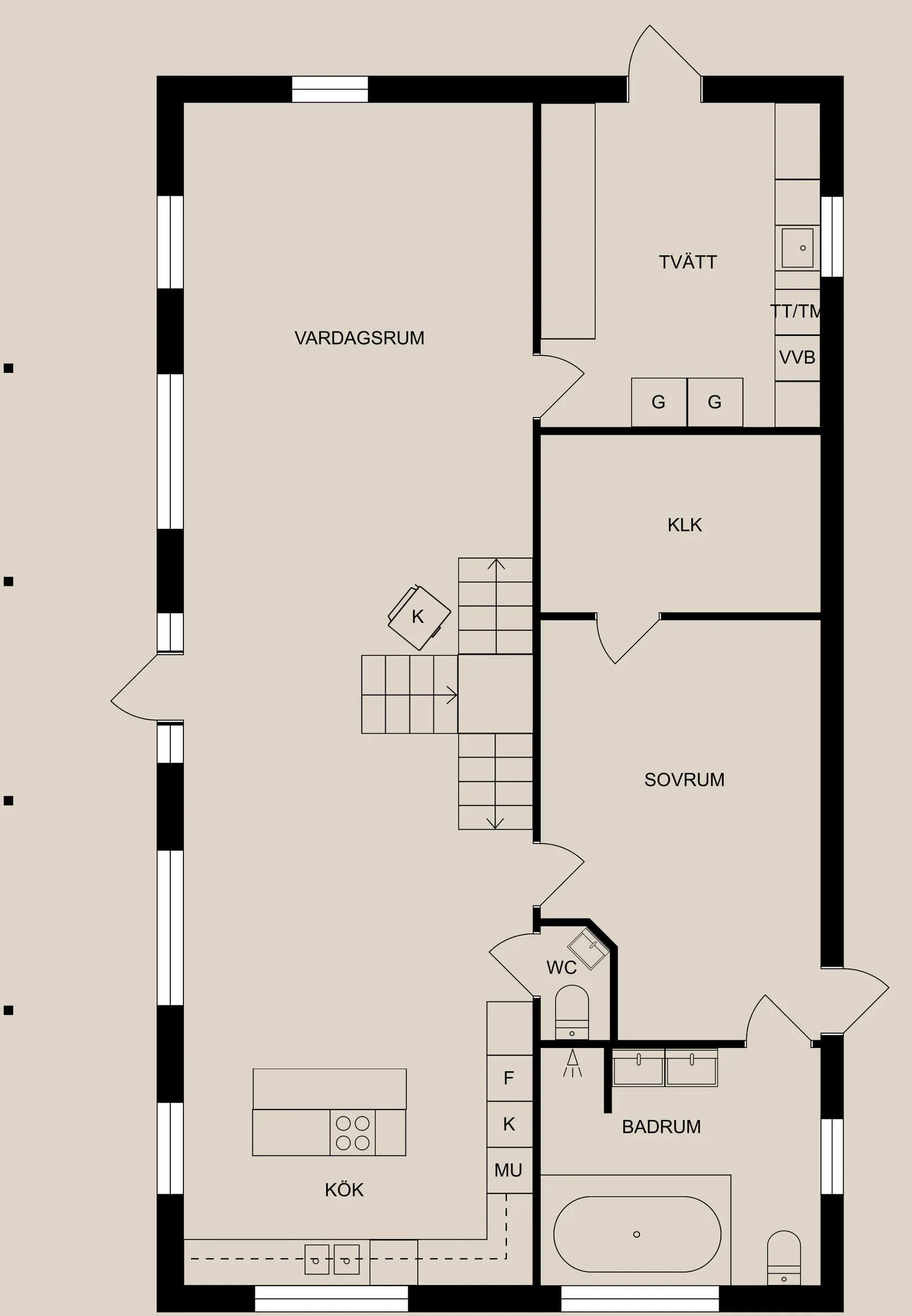 Villa, Kanotgatan 6, Lindö, Norrköping