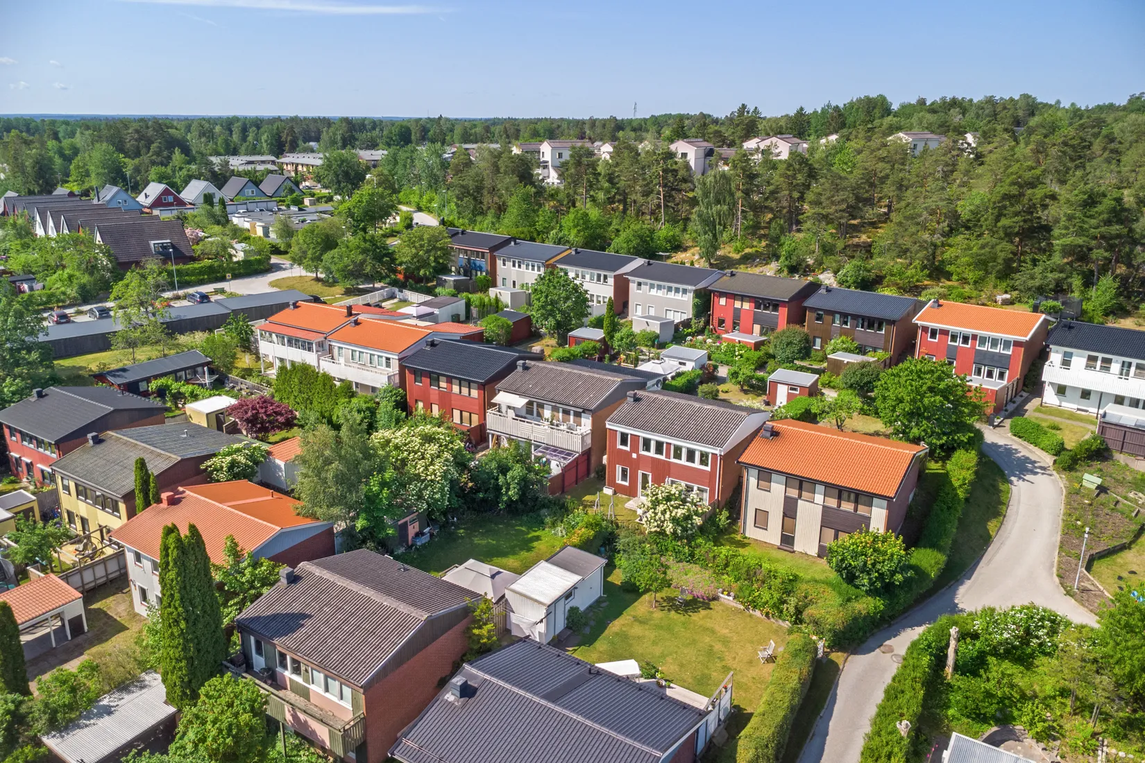 Villa, Radhus, Abborrvägen 19, Viksjö, Järfälla