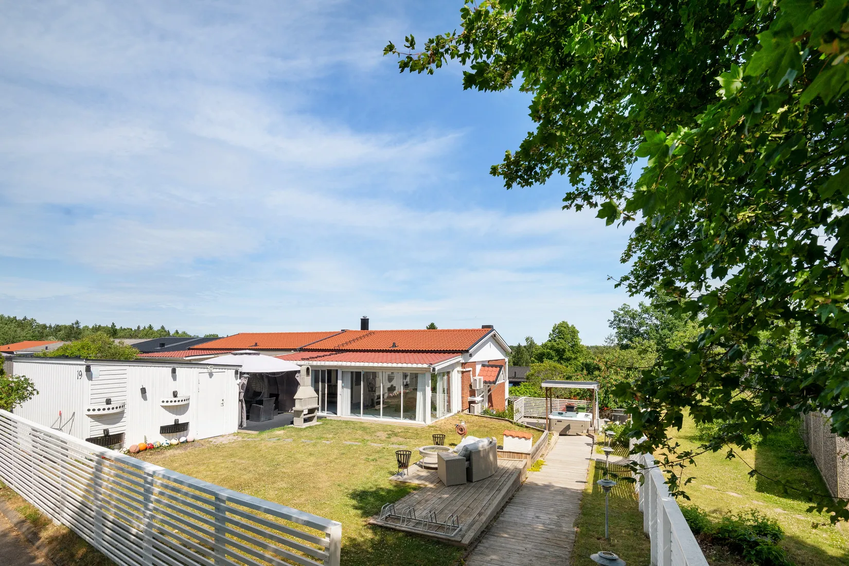 Villa, Radhus, Abborrvägen 19, Viksjö, Järfälla