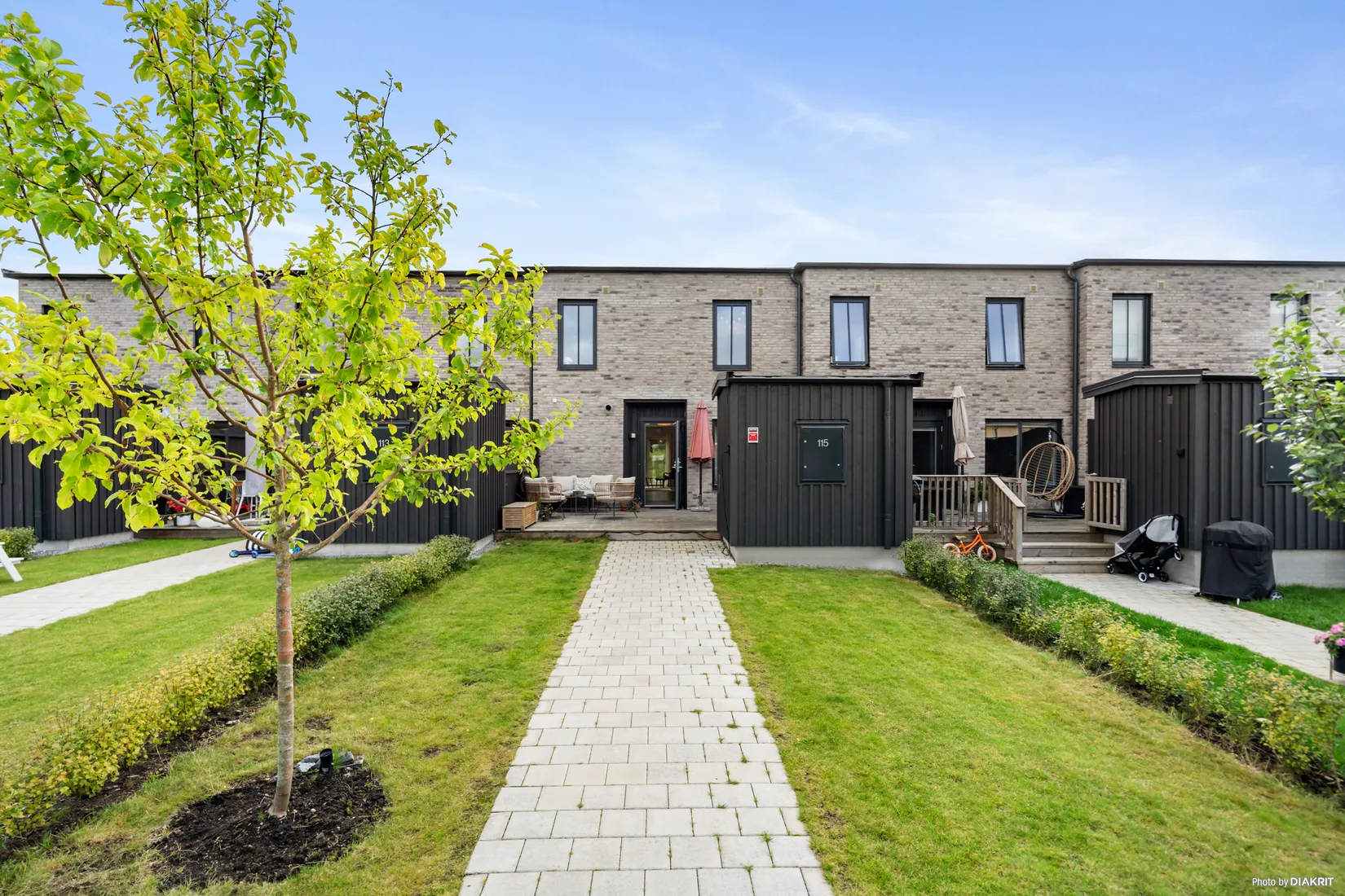 Radhus, Blockhusvägen 115, Skarpäng, Täby