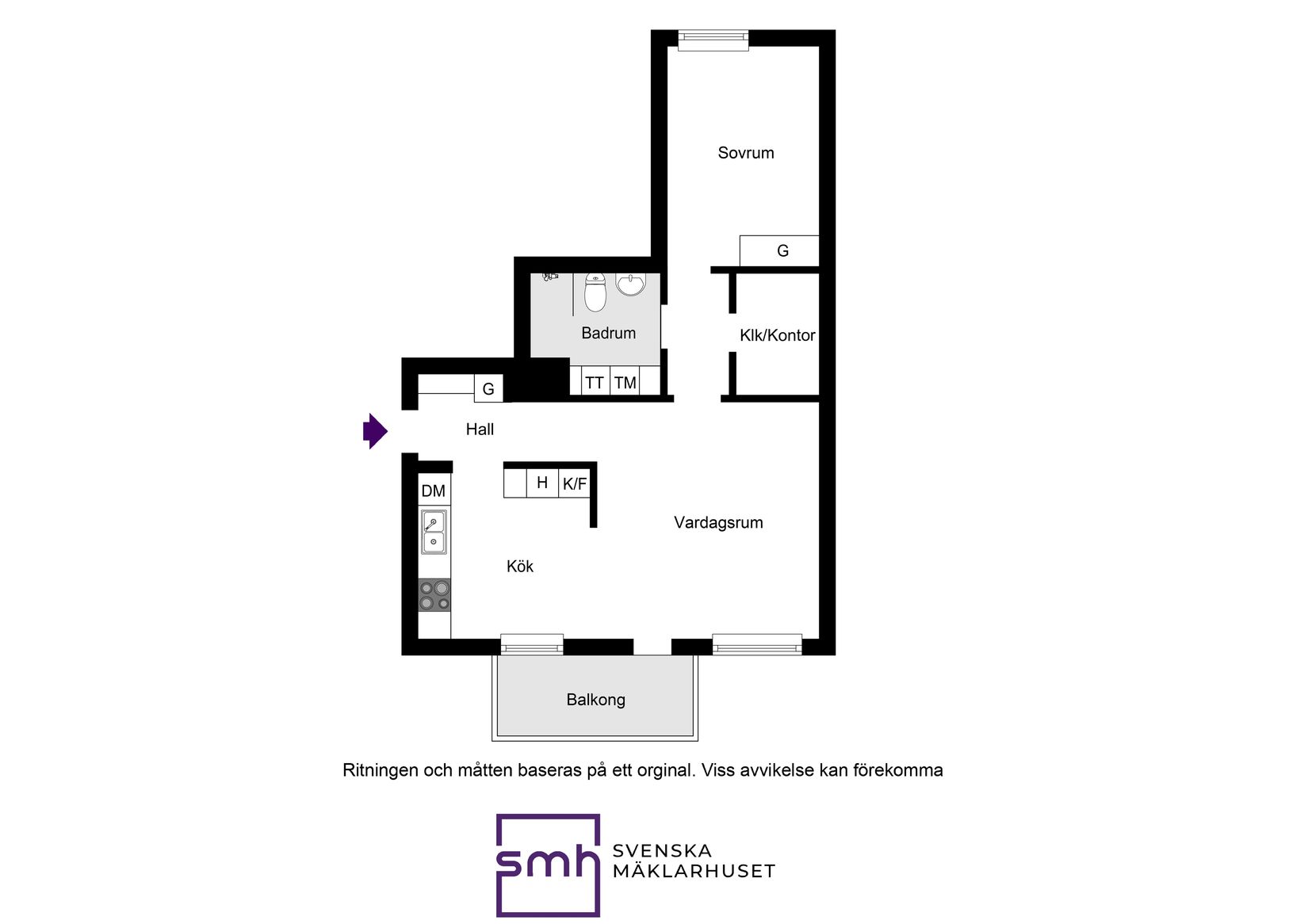 Bostadsrätt, Suddagummans gata 10, 4tr., Bromma / Annedal, Stockholm