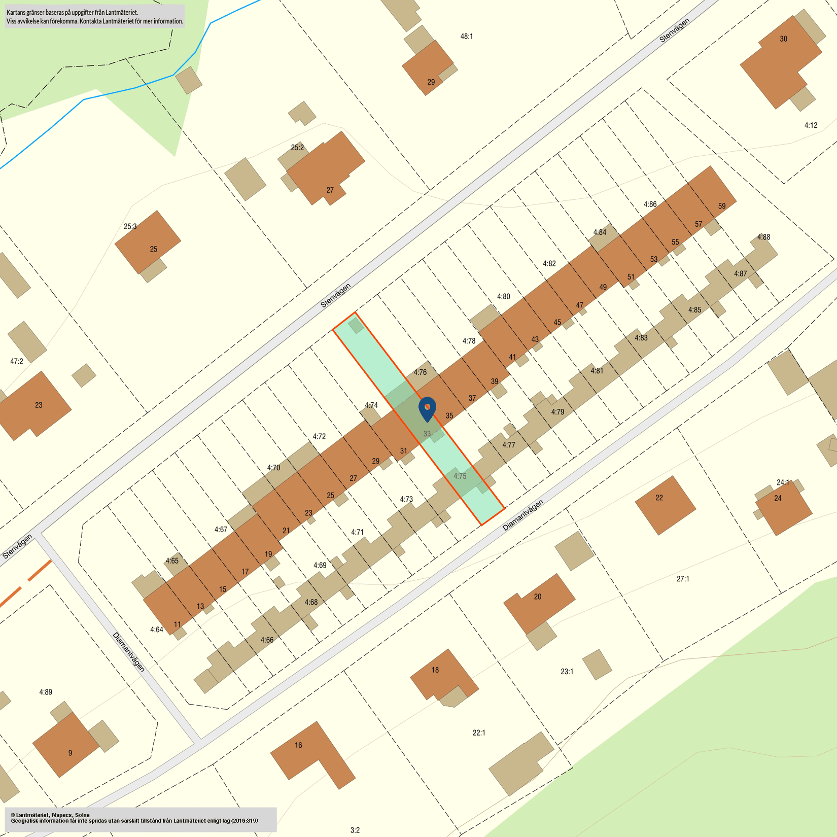 Radhus, Diamantvägen 33, Sjösa, Nyköping