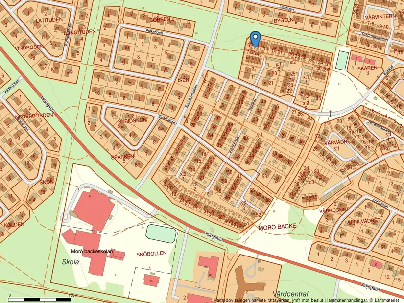 Villa, Radhus, Isgränd 17, Morö Backe, Skellefteå