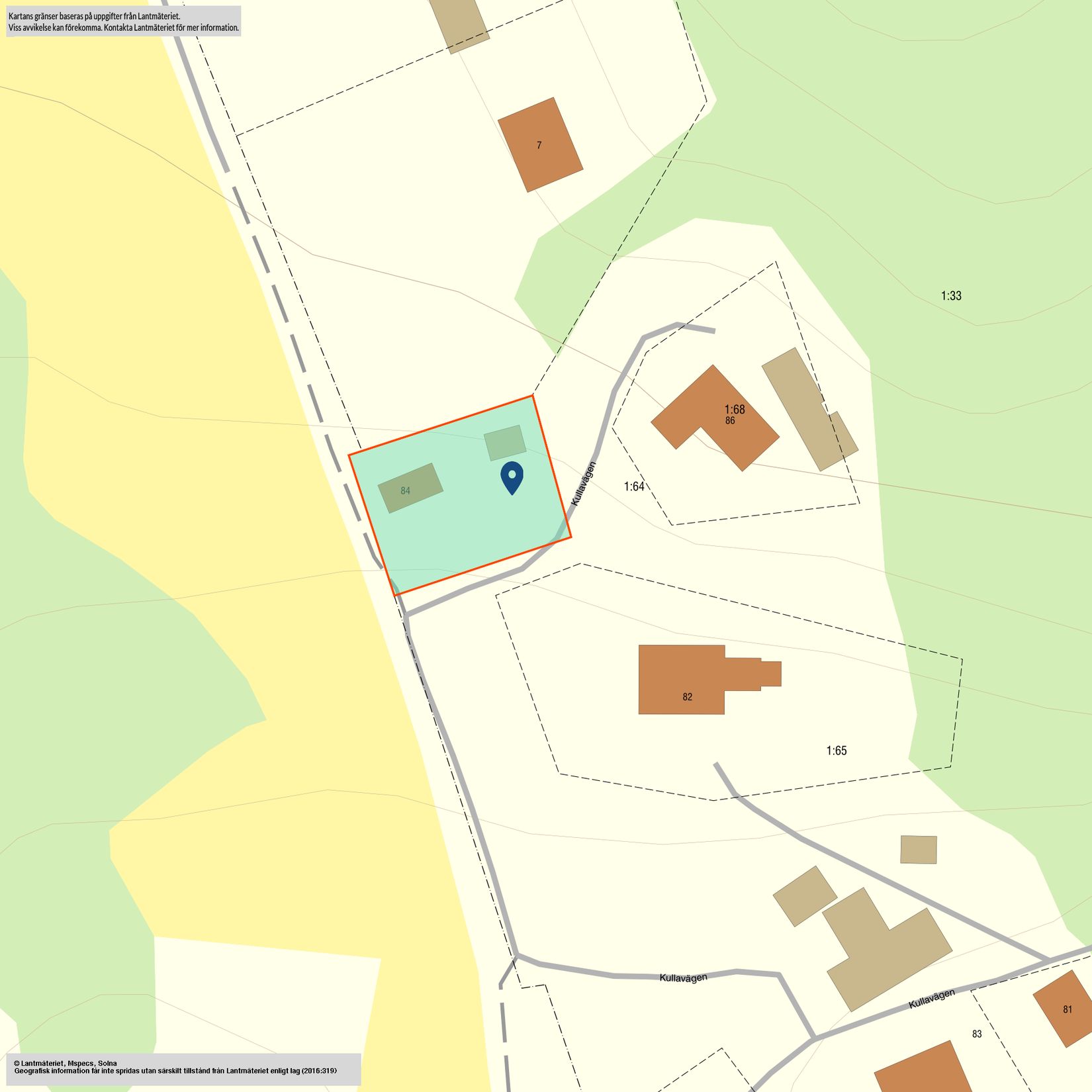 Villa, Kullavägen 84, Bollebygd