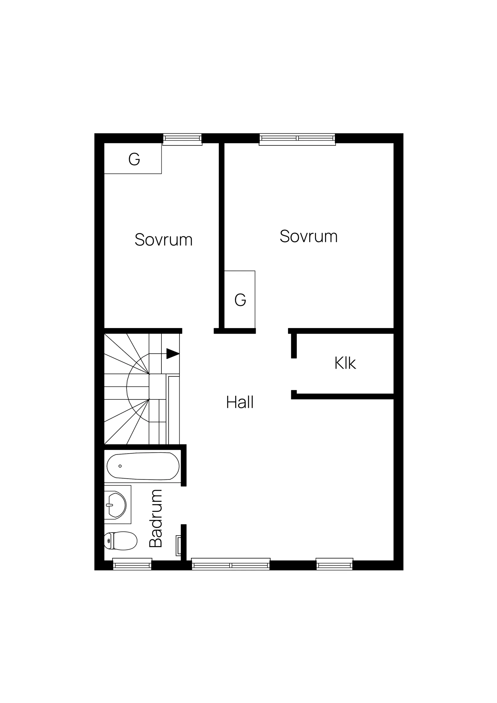 Radhus, Enbacken 17, Skarpäng, Täby