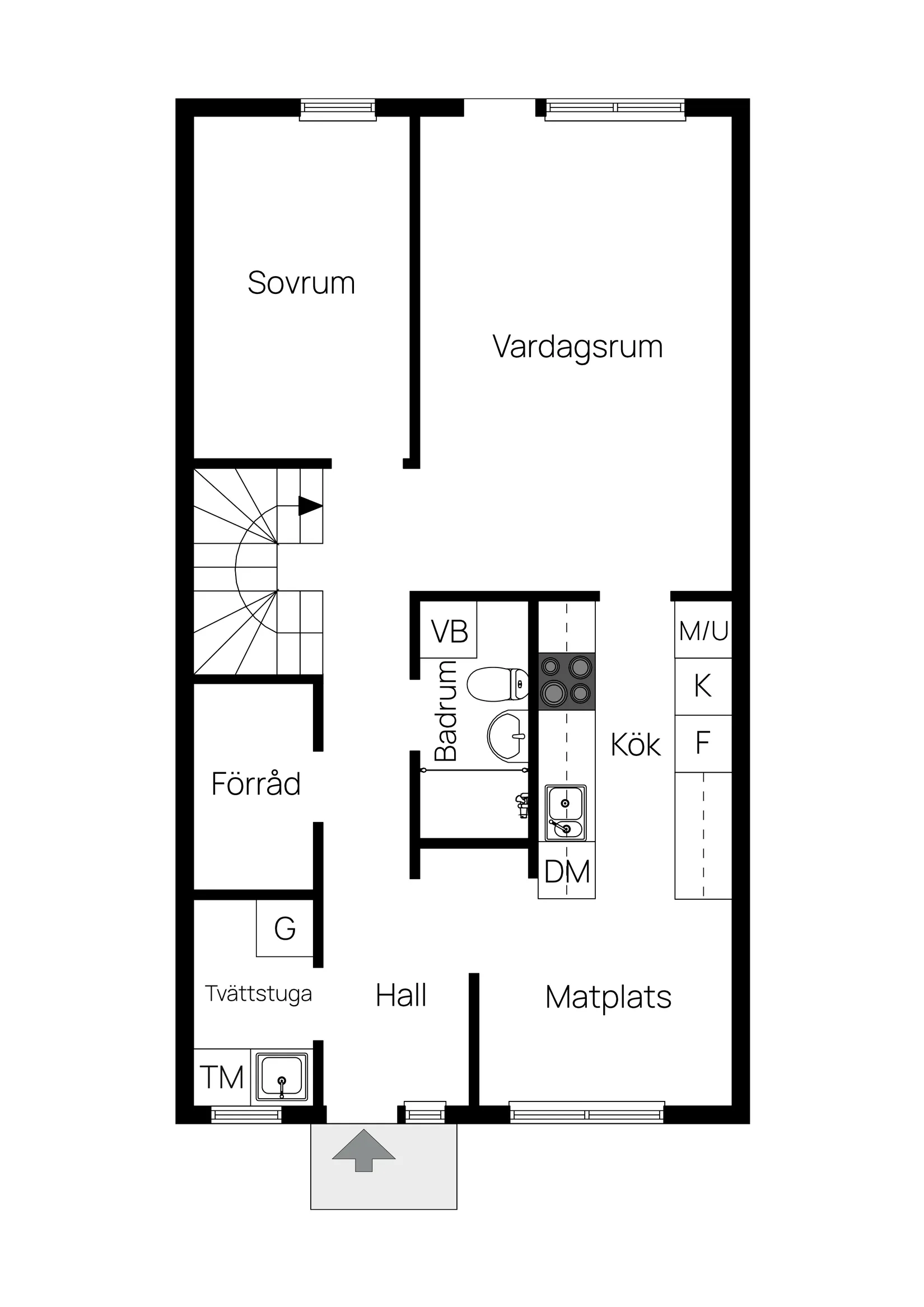 Radhus, Enbacken 17, Skarpäng, Täby