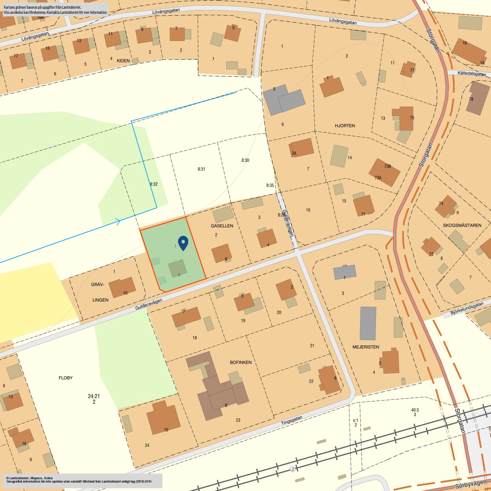 Villa, Gullåkravägen 8, Falköping