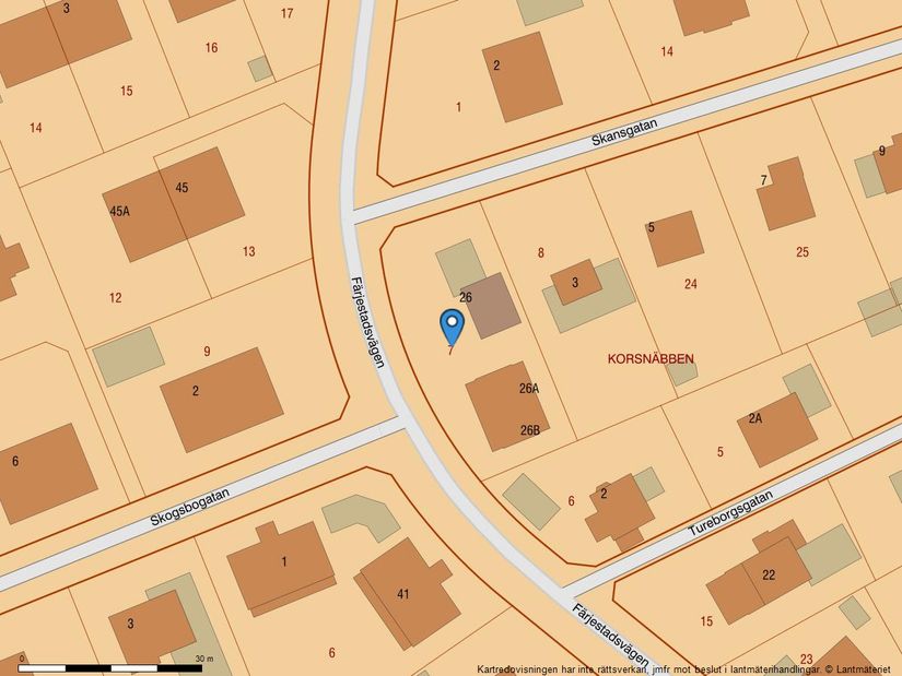 Villa, Färjestadsvägen 26, Färjestad, Karlstad