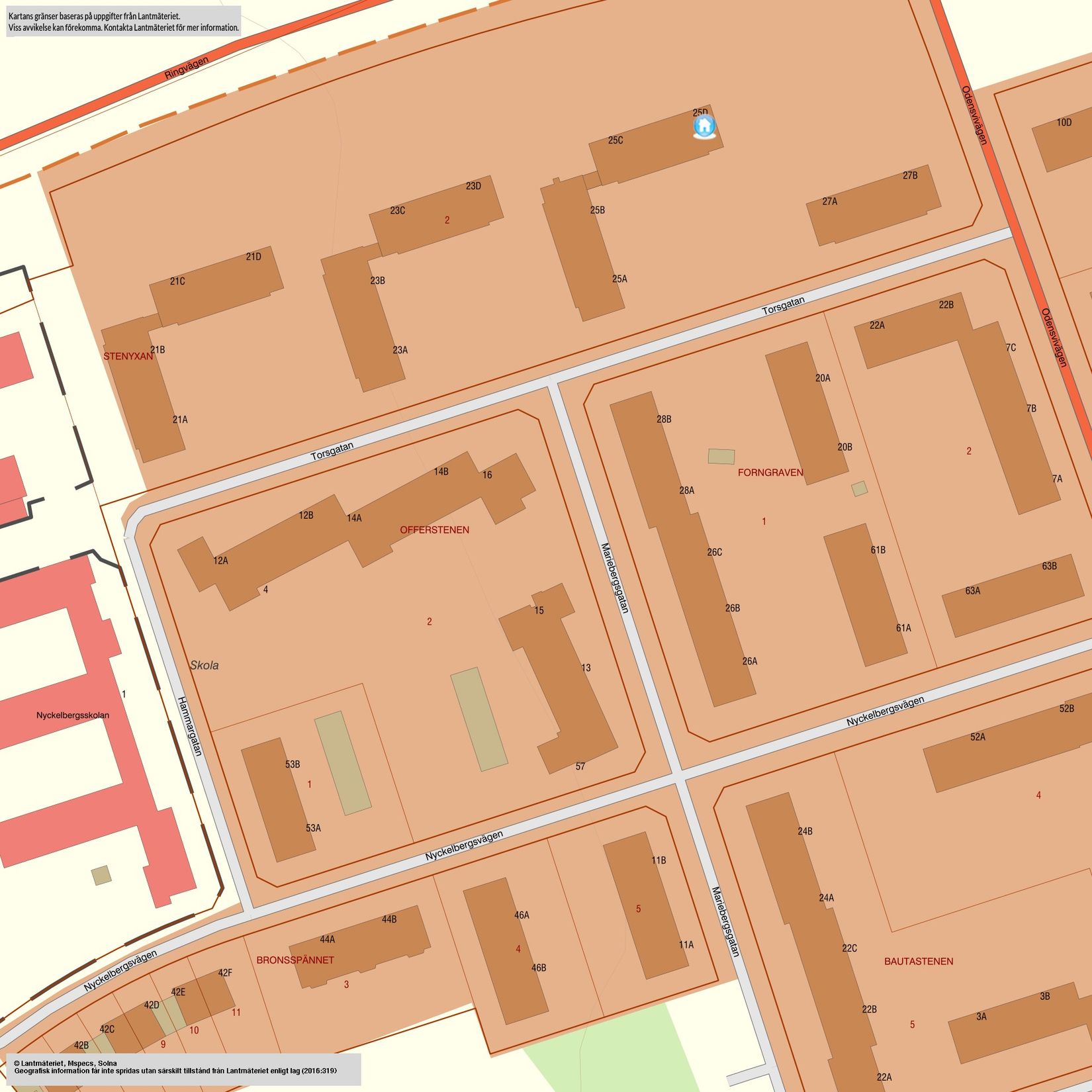 Bostadsrätt, Torsgatan 25D, Nyckelberget, Köping