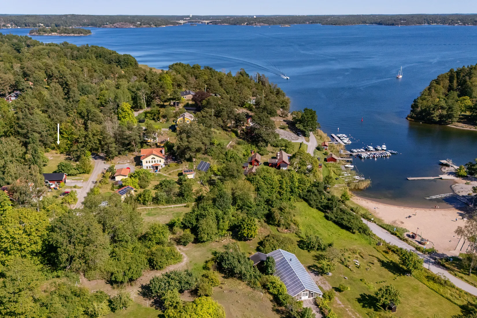 Tomt, Lotsvägen 3B, Boo Gård, Nacka