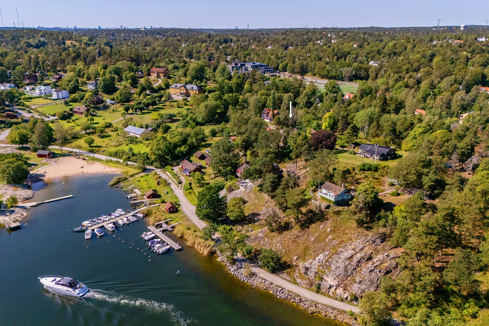 Tomt, Lotsvägen 3B, Boo Gård, Nacka