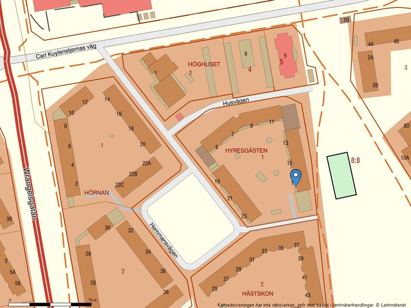 Bostadsrätt, Hemmansvägen 17, Öster, Halmstad