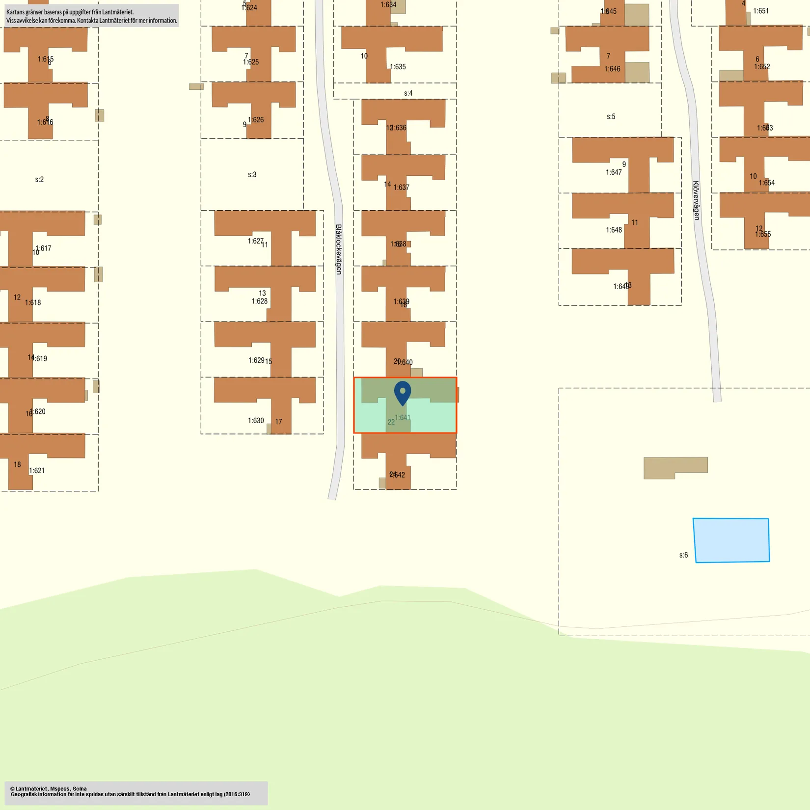 Radhus, Blåklockevägen 22, Ängsbyn, Höör