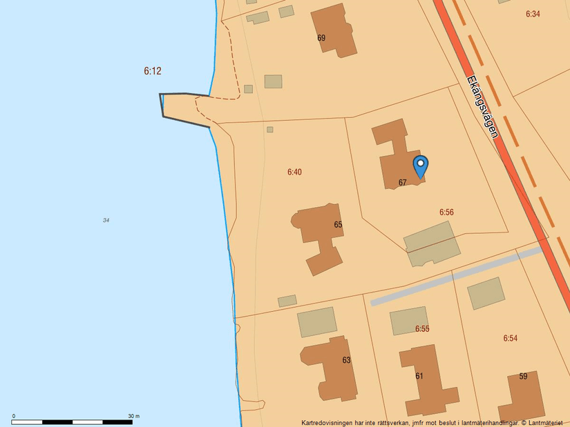 Villa, Ekängsvägen 67 samt 65, Ekängen, Linköping