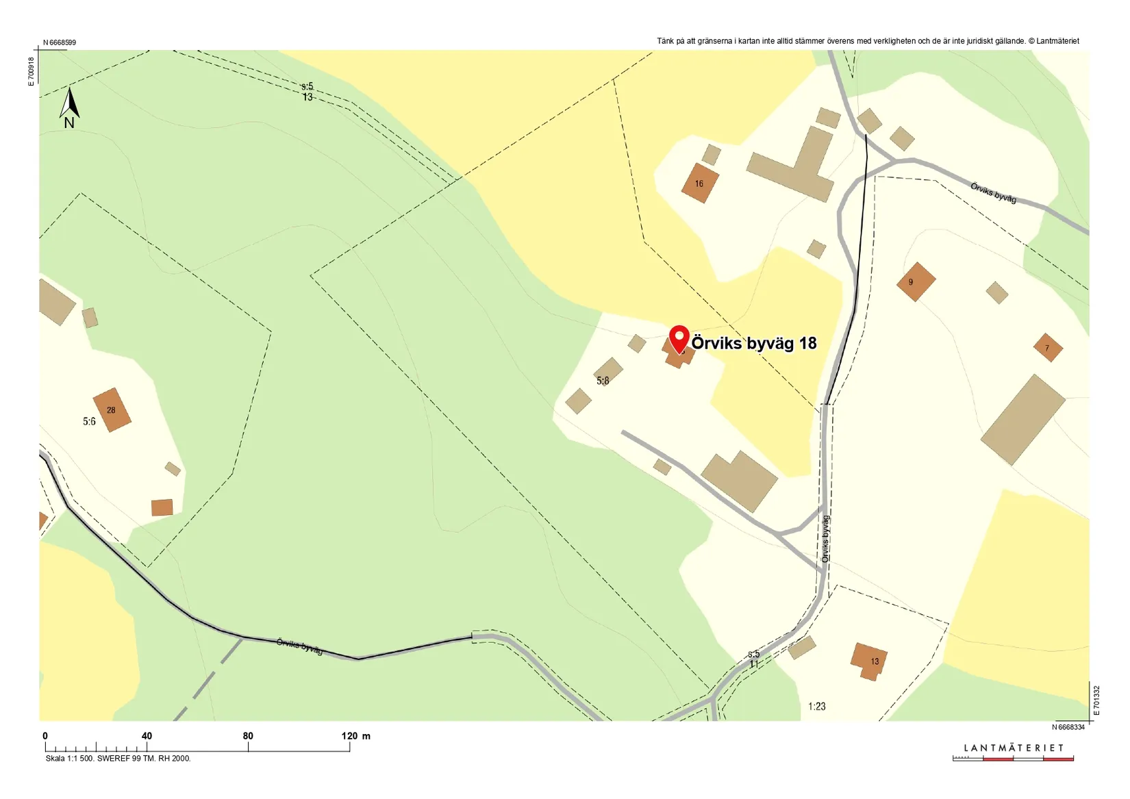Gård/Skog, Örviks byväg 18, Herräng, Norrtälje