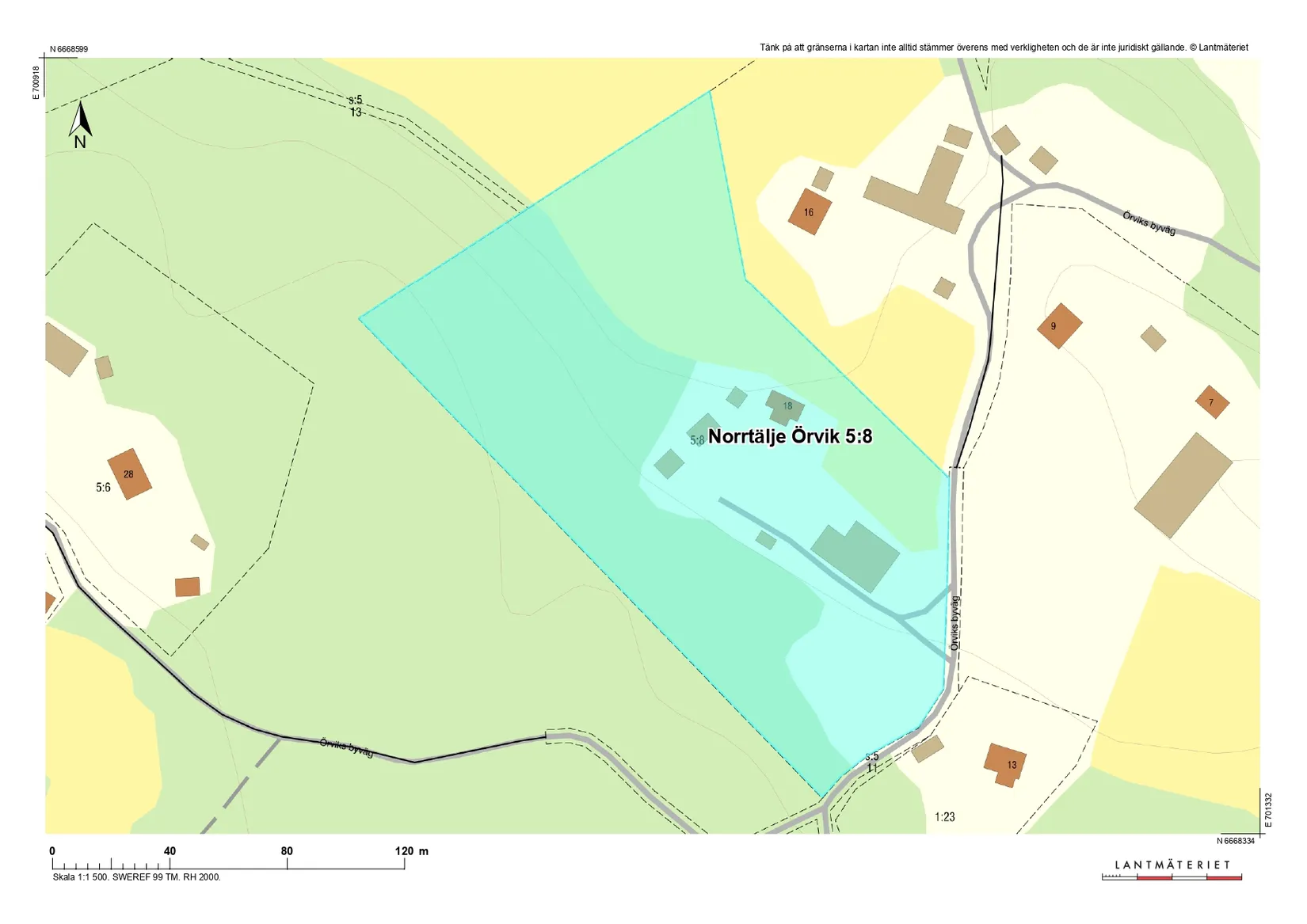 Gård/Skog, Örviks byväg 18, Herräng, Norrtälje