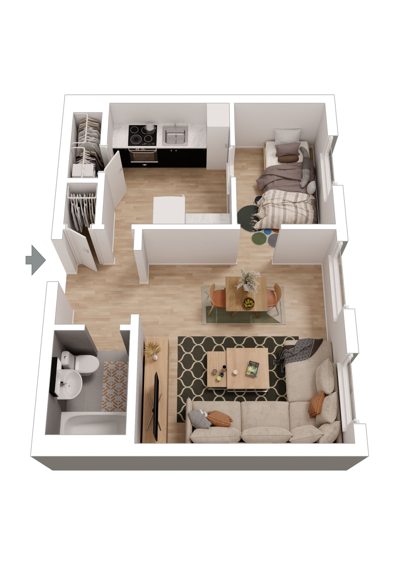 Bostadsrätt, S:T Göransgatan 25, Fålhagen, Uppsala