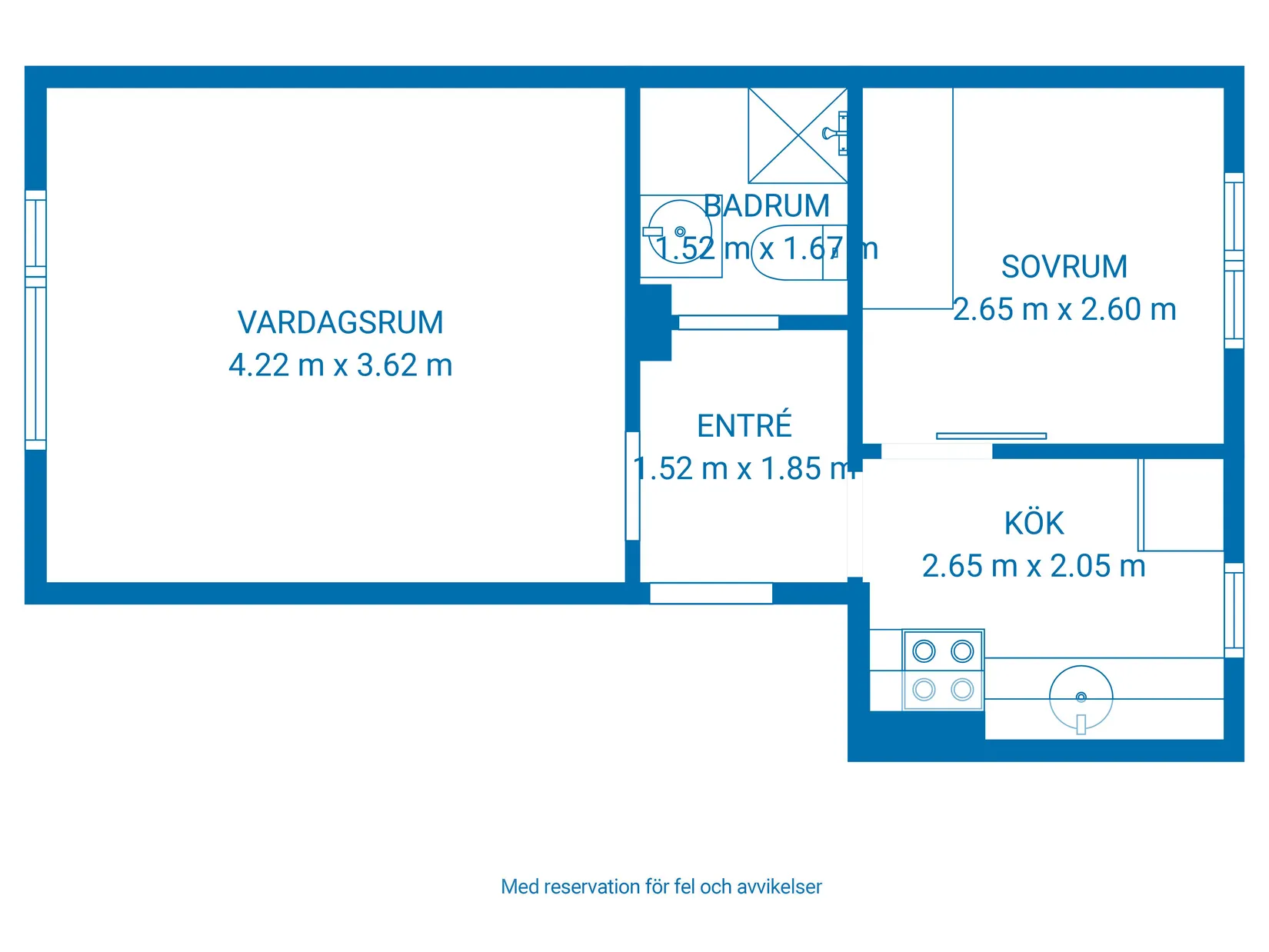 Bostadsrätt, Storgatan 17 A, Centralt, Motala
