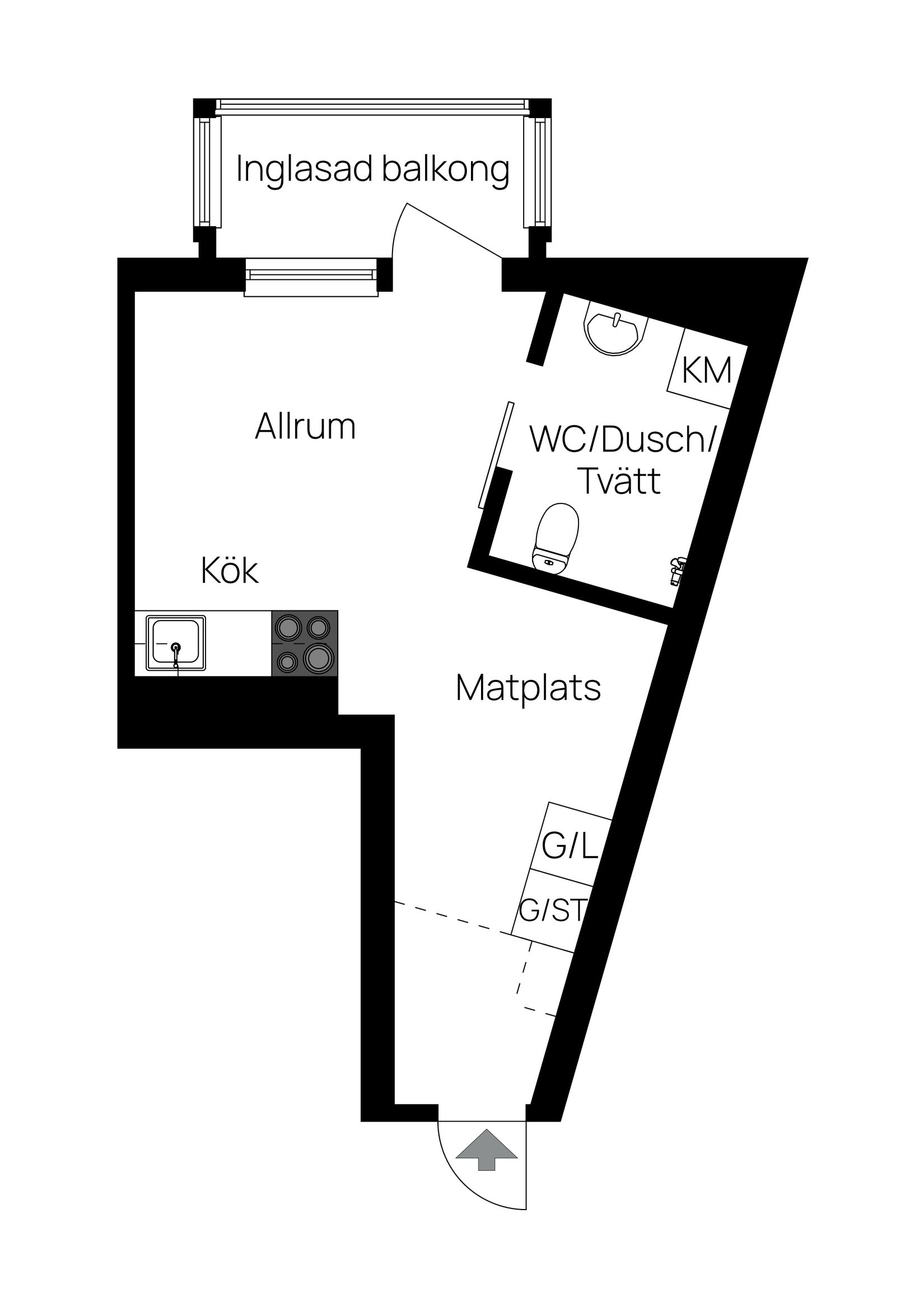 Bostadsrätt, Hägerneholmsvägen 7B, Hägerneholm, Täby
