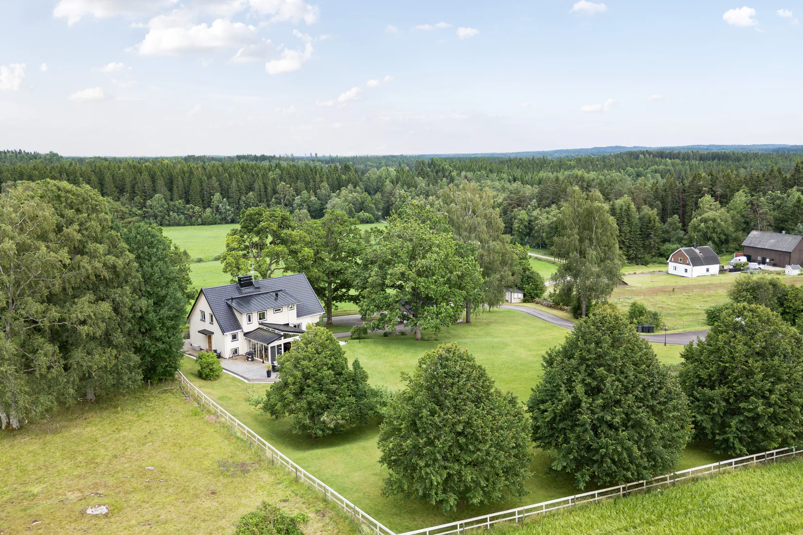 Villa, Stakagården Ekhaga 1, Länghem, Tranemo