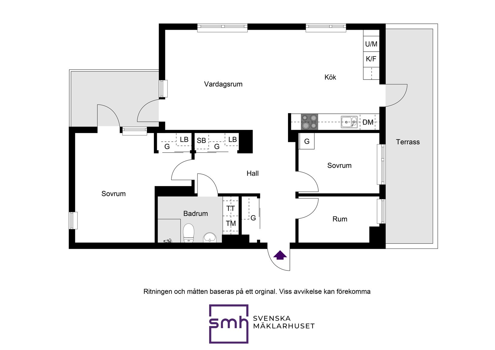 Bostadsrätt, Tappvägen 31F, Bromma / Annedal, Stockholm