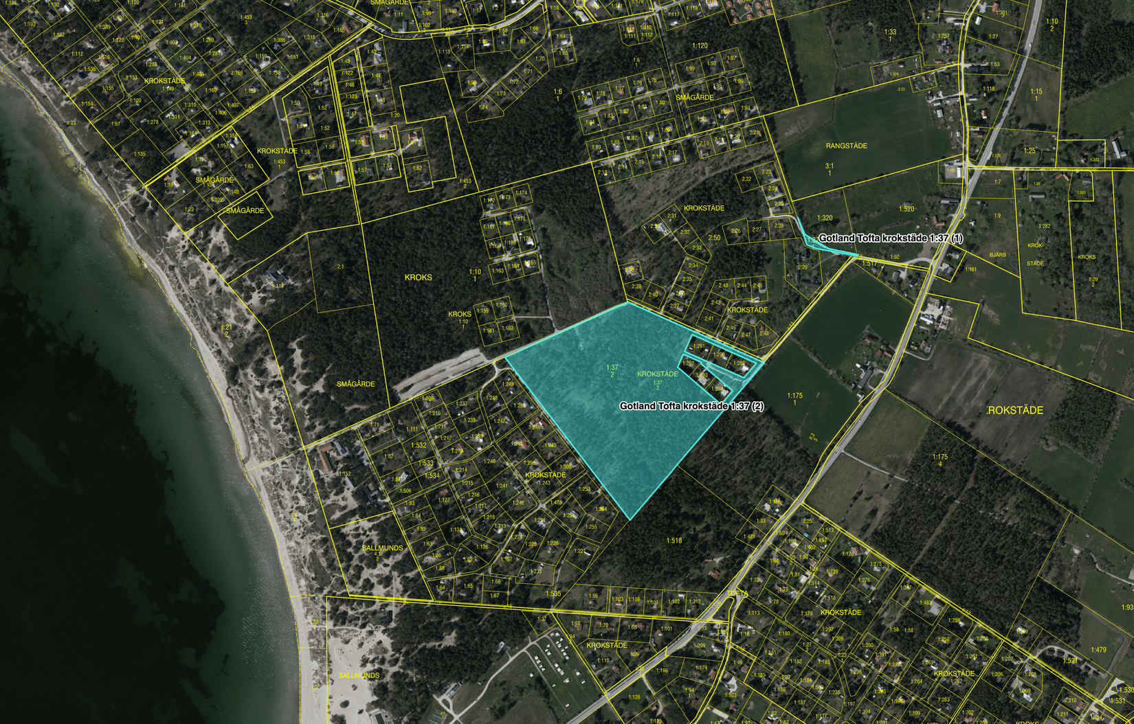 Gård/Skog, SKOGSFASTIGHET I TOFTA, Tofta, Gotland