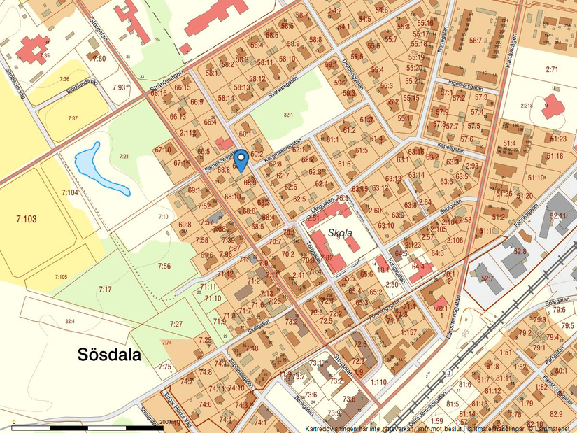 Villa, Barnekowsgatan 2, Sösdala, Hässleholm