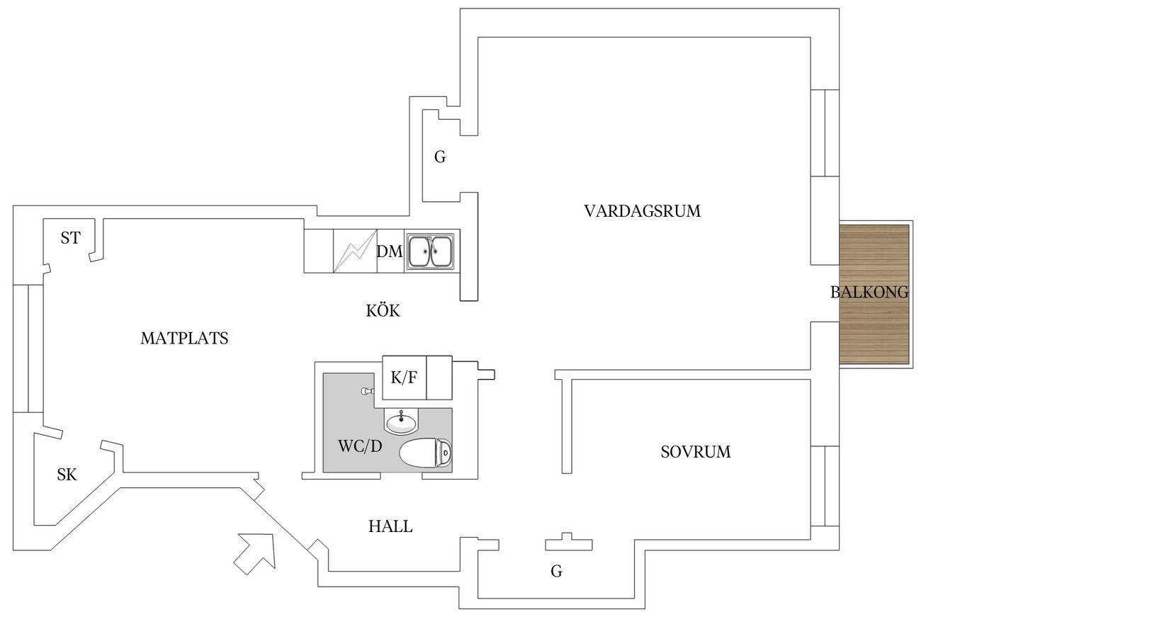 Bostadsrätt, Akensgatan 4A, Öster, Örebro