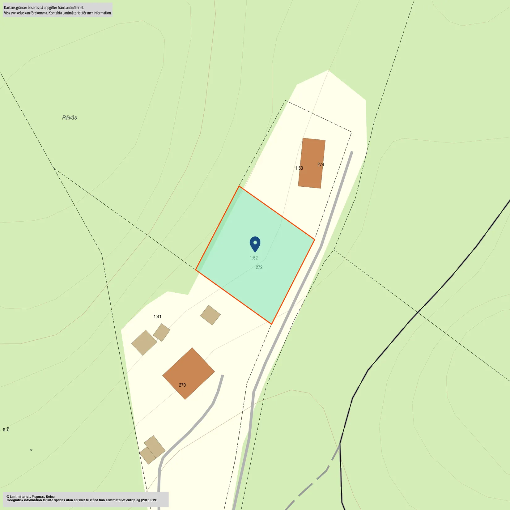 Tomt, Staby 272, Kärna, Kungälv