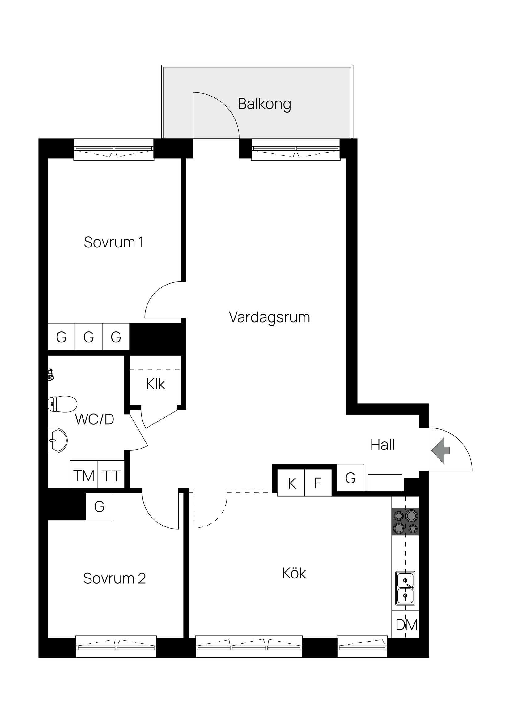 Bostadsrätt, Marknadsgatan 48, Gränby, Uppsala