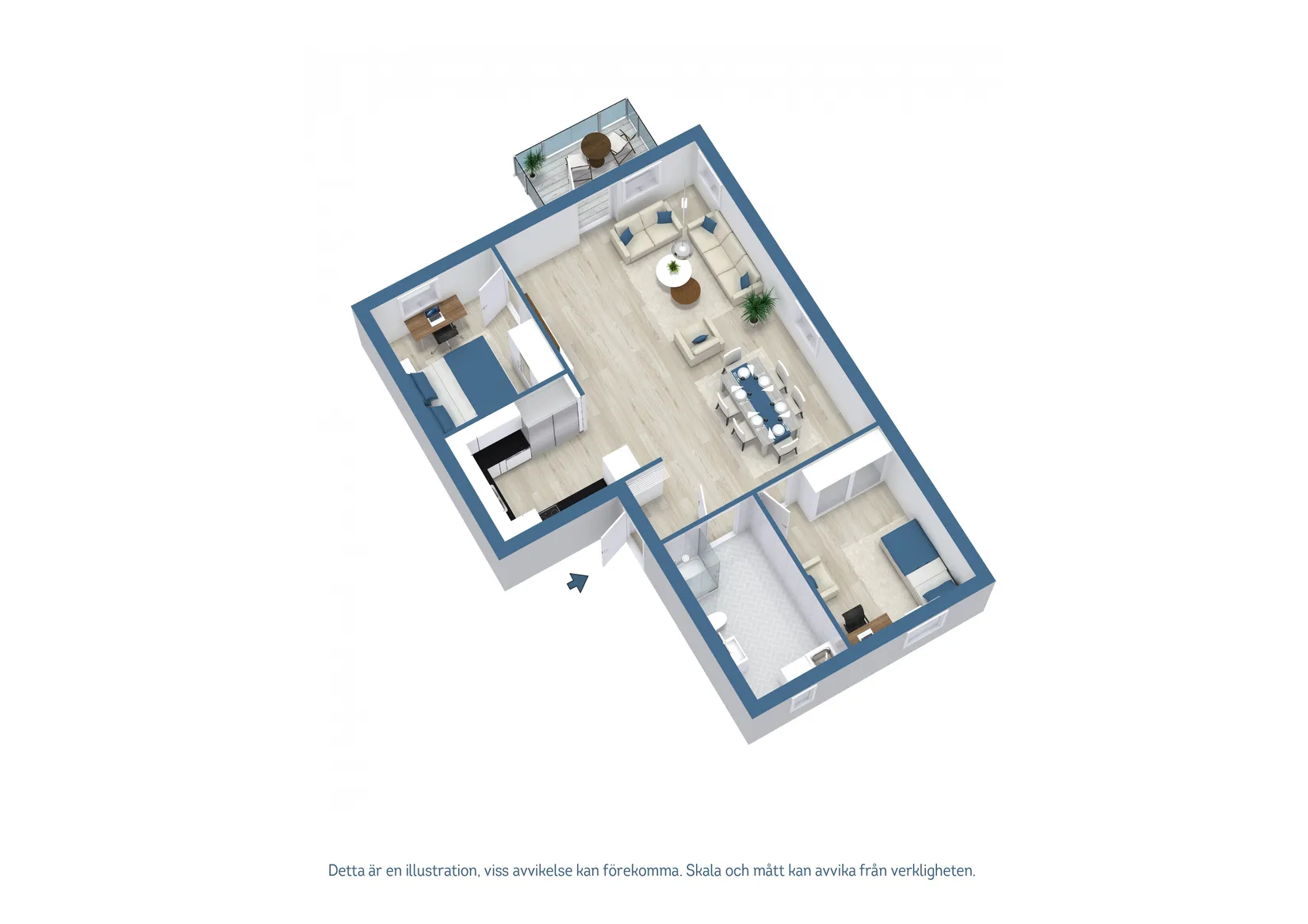 Bostadsrätt, Gripenbergsvägen 13B, Tierp