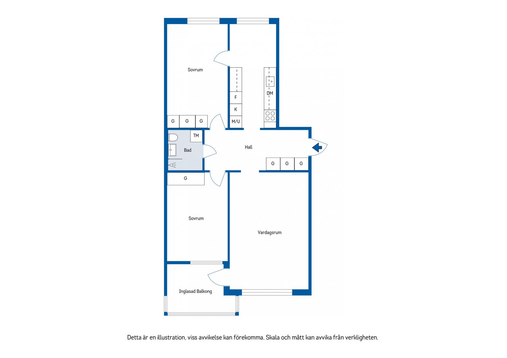 Bostadsrätt, Harmonigatan 6A, Skönsmon, Sundsvall