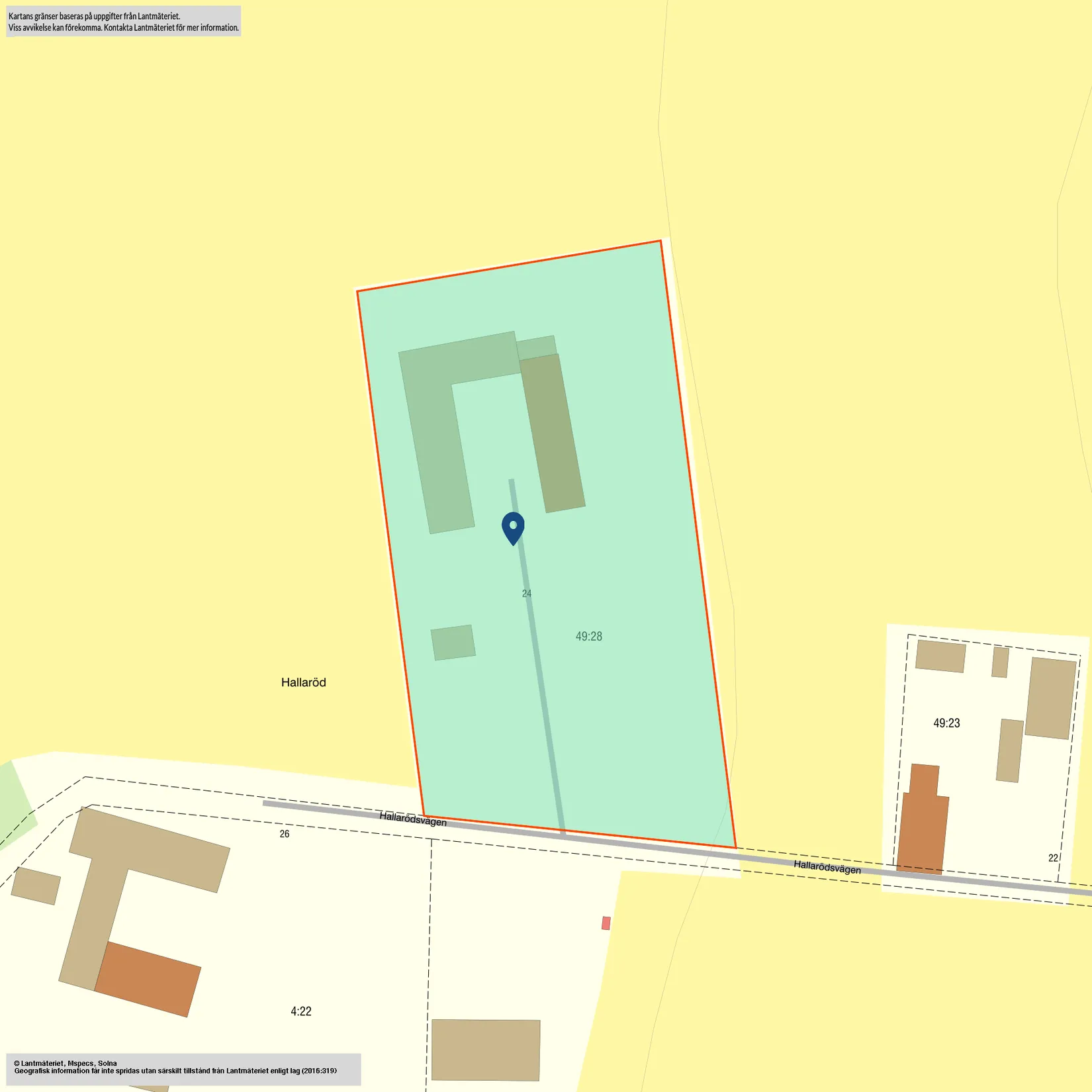 Villa, Hallarödsvägen 24, Vä, Kristianstad