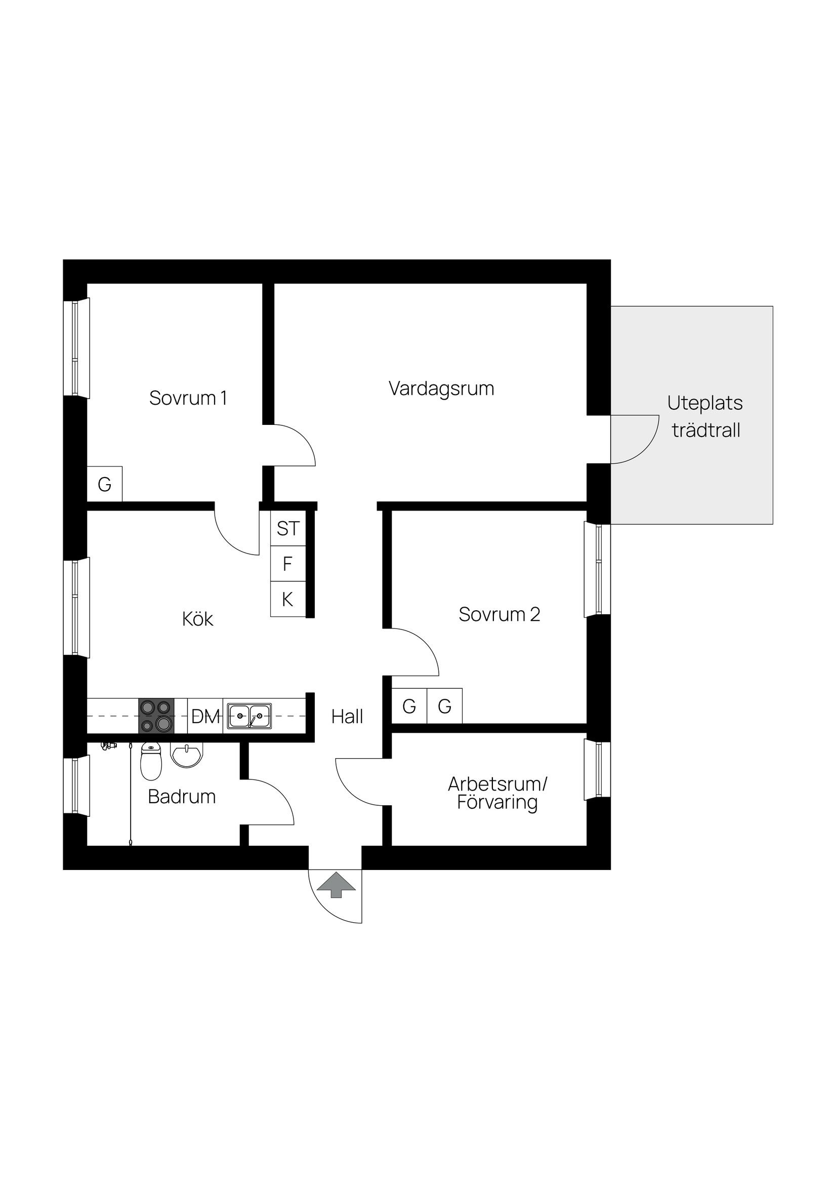 Bostadsrätt, Celsings Väg 81, Bollstanäs, Sollentuna