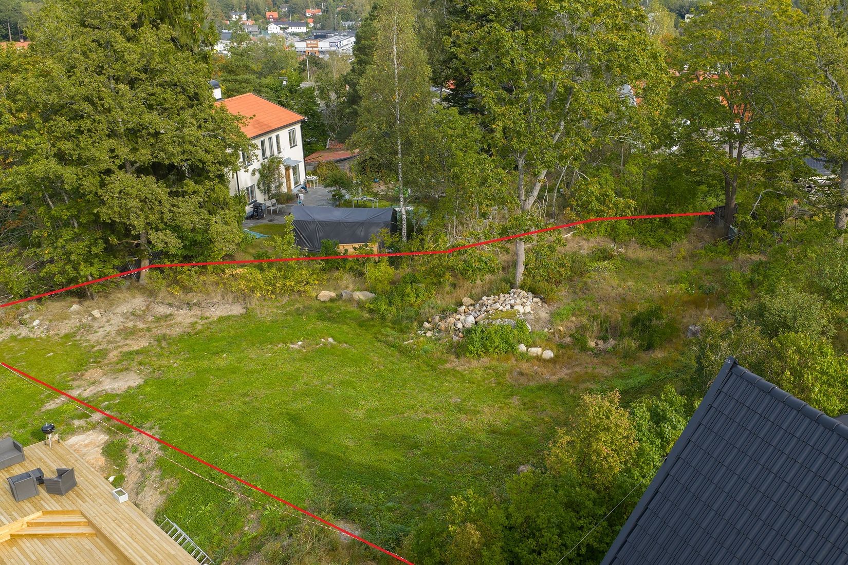 Tomt, Älgskyttevägen 5A, Stuvsta, Huddinge